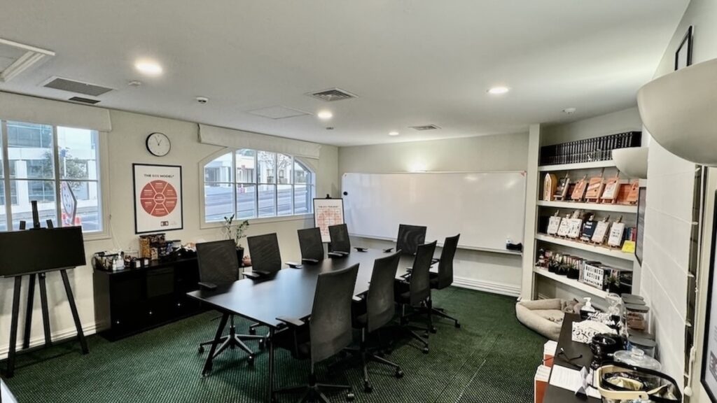 Boardroom-at-Business-Action-Workshop-Space-Strategy-Sessions-Boardroom from Entrance NEW